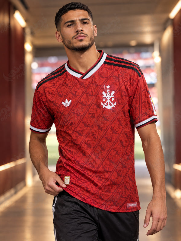 Flamengo - Maillot Domicile 2026/27 Édition Monogramme Rouge - vue portée