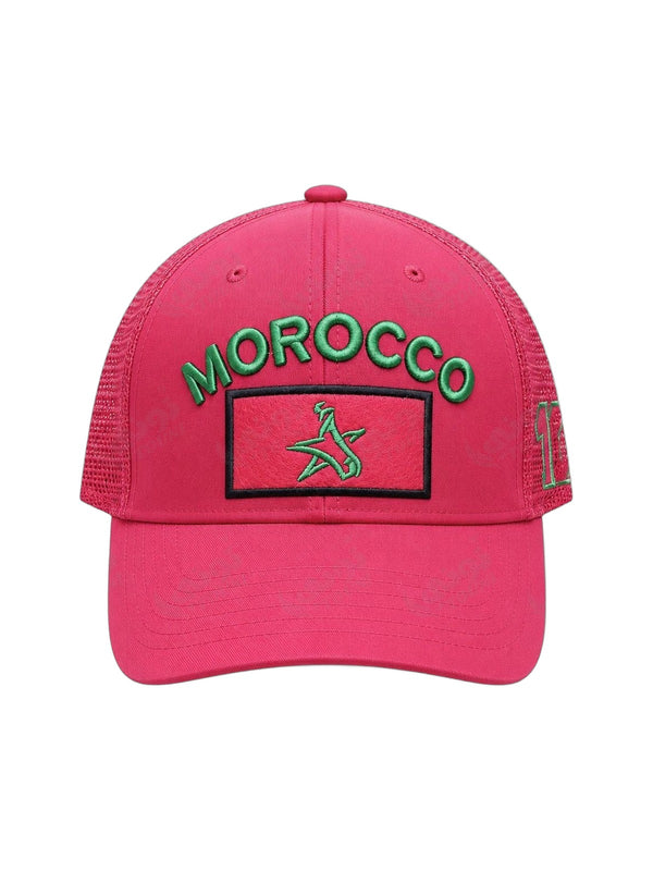 Casquette Maroc Morocco – Rose Trucker | Lions de l'Atlas