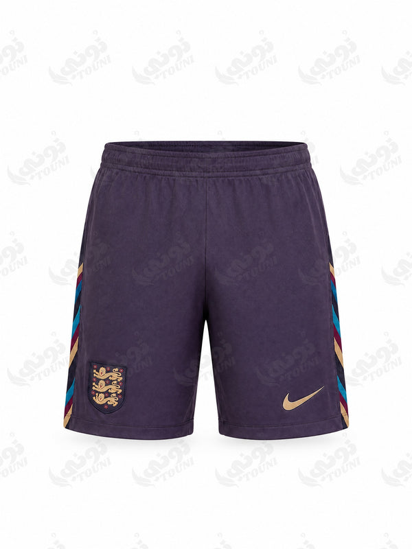 Angleterre - Short Extérieur 2024/25 Violet - vue de face