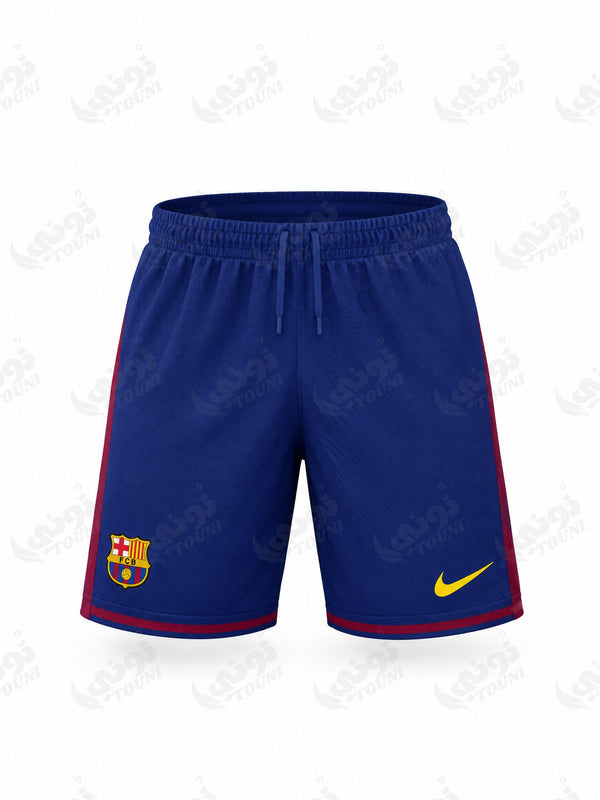 FC Barcelone - Short Domicile 2025/26 Bleu Roi - vue de face