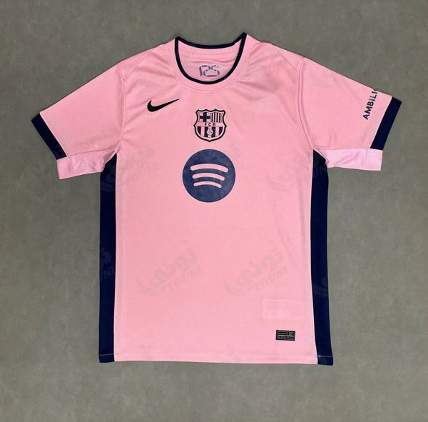 Maillot FC Barcelone rose & bleu marine 2025/2026