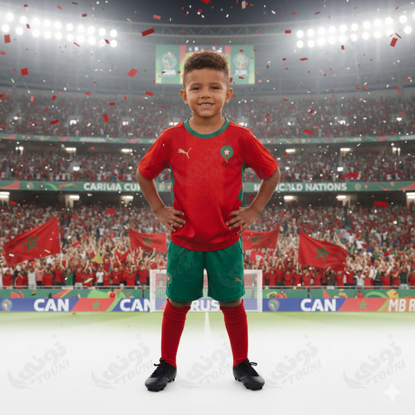 Kit Maroc Enfant - Maillot + Short Domicile