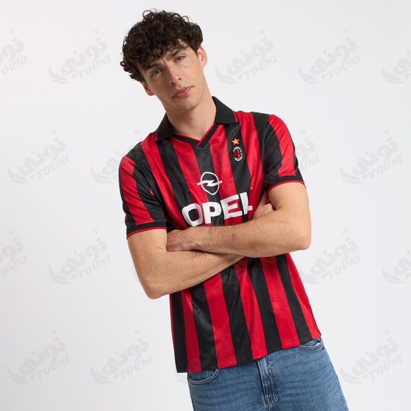 Maillot domicil Ac Milan 1995/1996