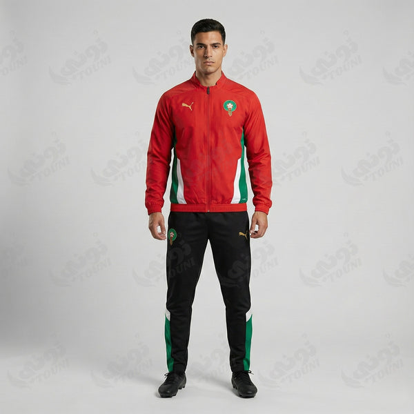 Maroc - Ensemble Survêtement Rouge 2024/25
