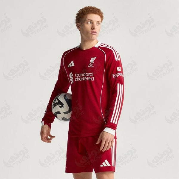 Liverpool FC - Maillot Domicile 2025/26 Manches Longues
