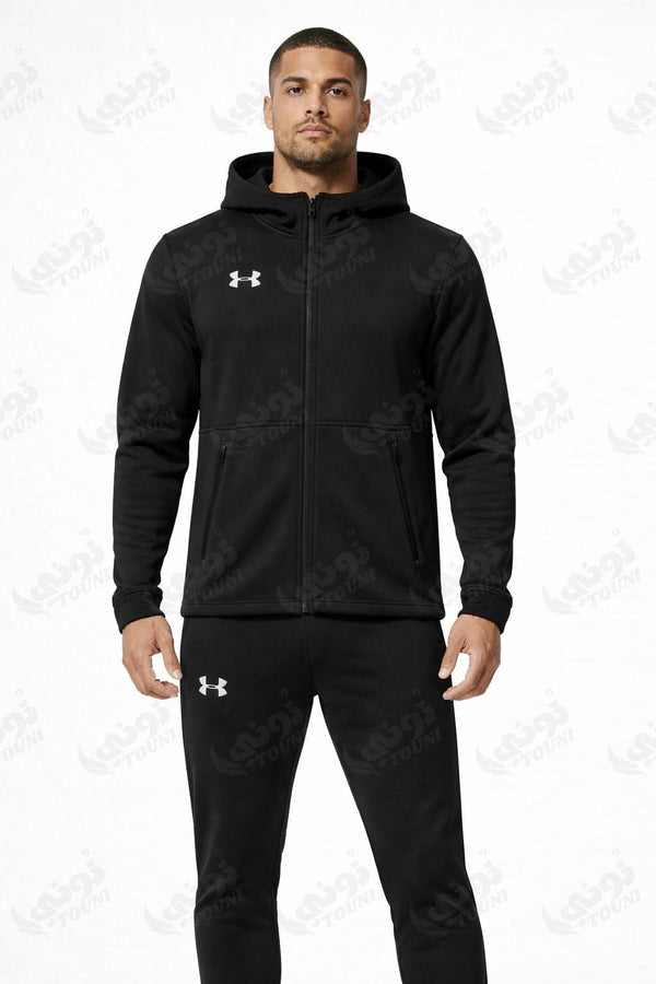 Under Armour - Survêtement Noir Intense