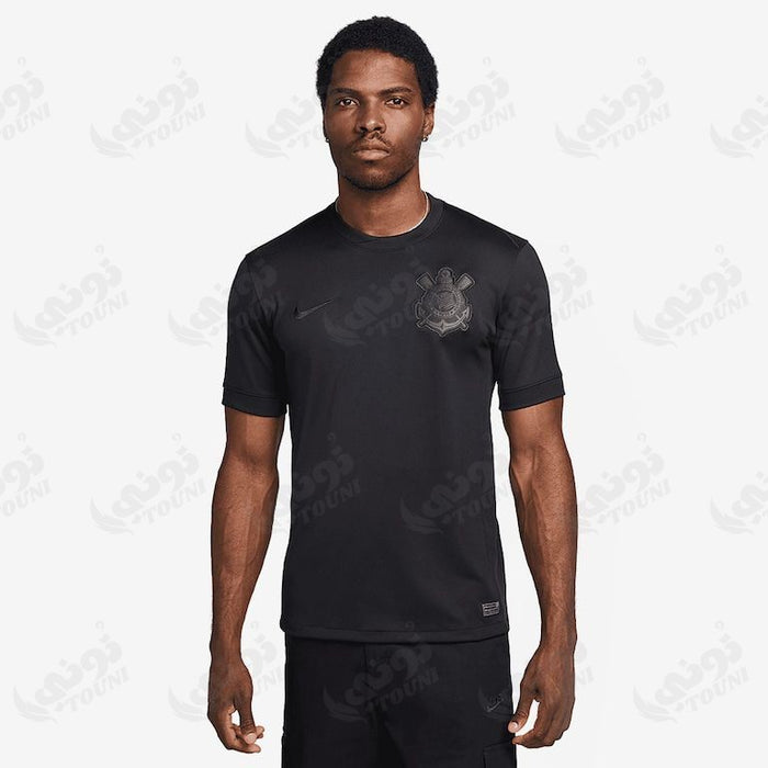 Corinthians - Maillot Extérieur Noir 2024/25 – vue de face