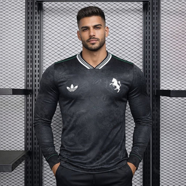 Maillot Juventus 2025/2026 Noir Manches Longues