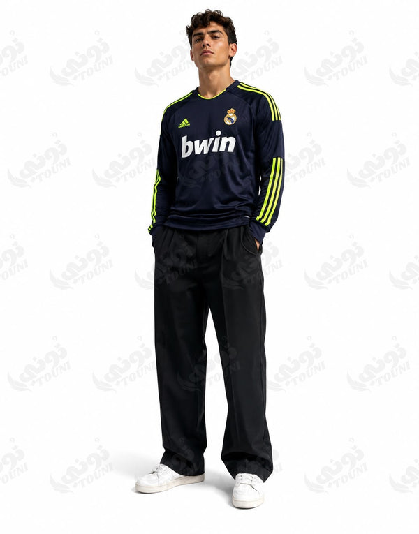 Real Madrid - Maillot Rétro Manches Longues Bleu Marine 2012/13