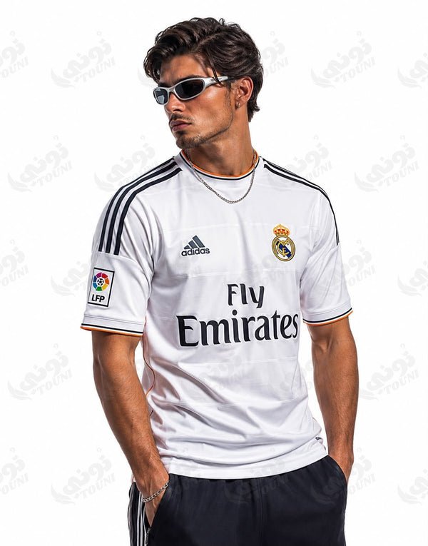 Real Madrid - Maillot Rétro Domicile Blanc 2013/14