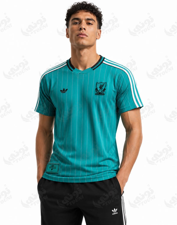 Liverpool FC - Maillot Terrace Icons Vert Turquoise