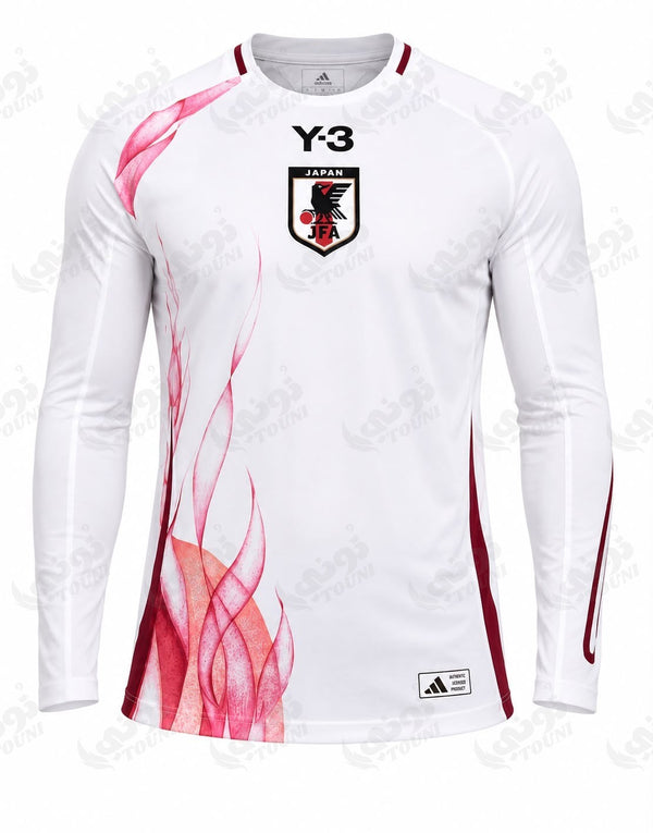 Japon - Maillot Y-3 Édition Flammes Sakura Manches Longues