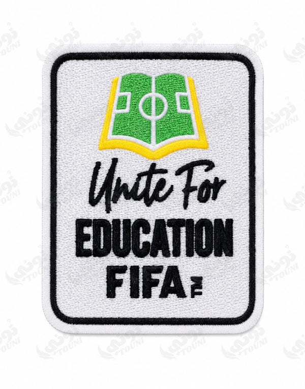 Patch Unite For Education — Blanc