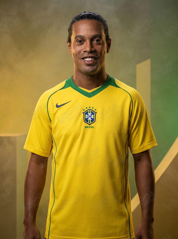 Brésil - Maillot Rétro Domicile 2004/2006