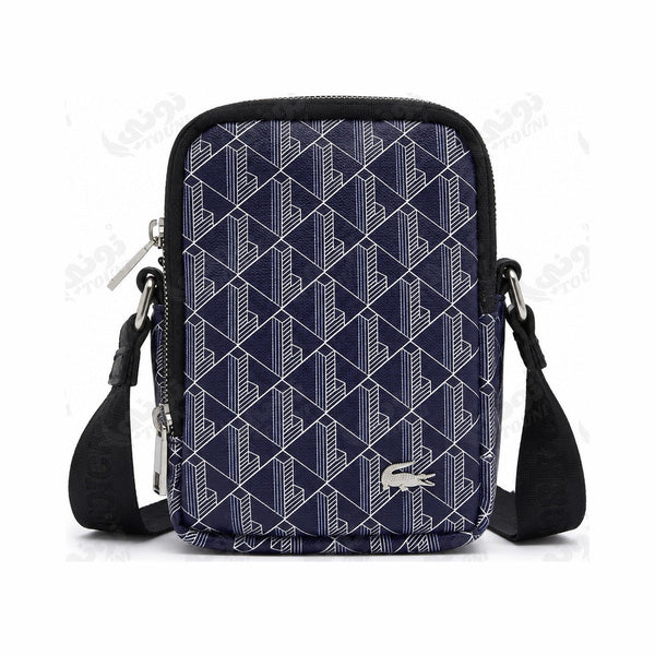 Sacoche Lacoste – Monogramme Bleu Marine