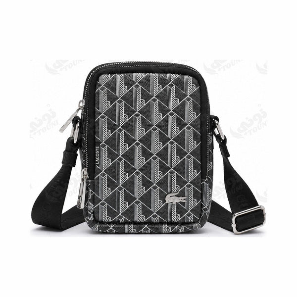 Sacoche Lacoste – Monogramme Gris