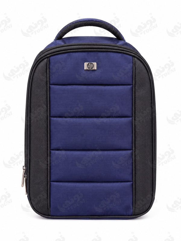 Sac à Dos PC Compartimenté Matelassé - Bleu Marine