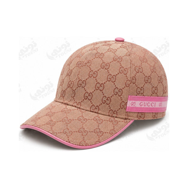 Casquette Monogramme Bande Logo - Rose