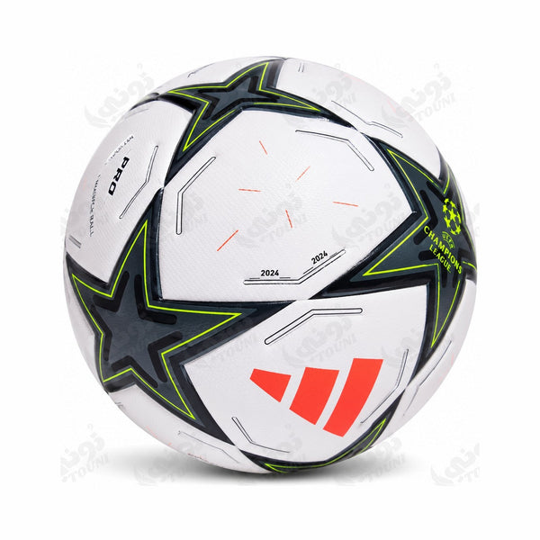 Ballon Ligue des Champions - Blanc Étoiles Noires
