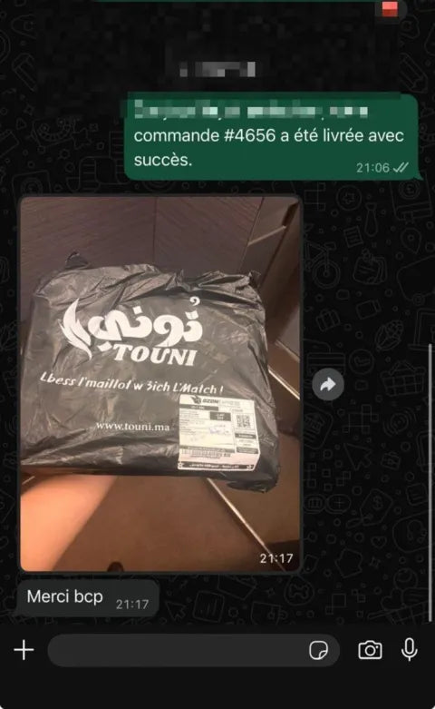 Avis client WhatsApp