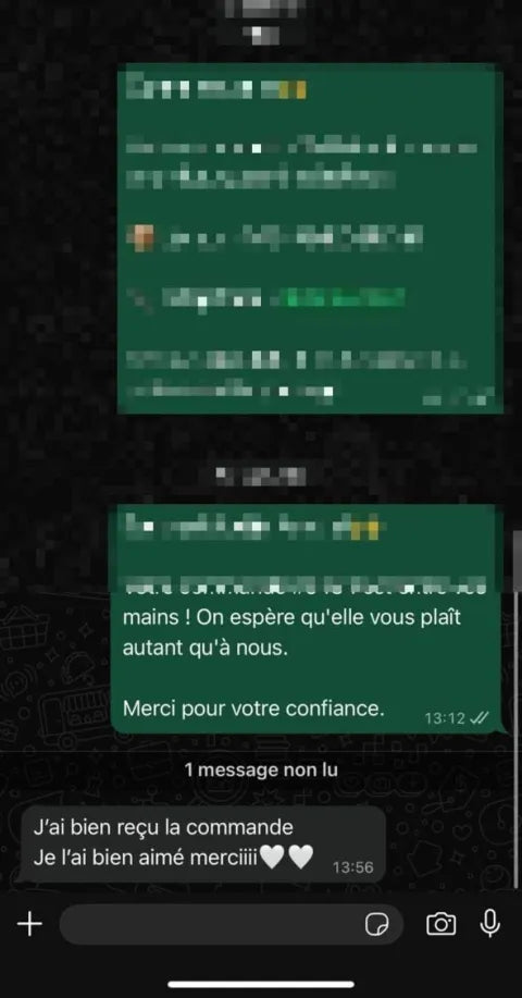 Avis client WhatsApp